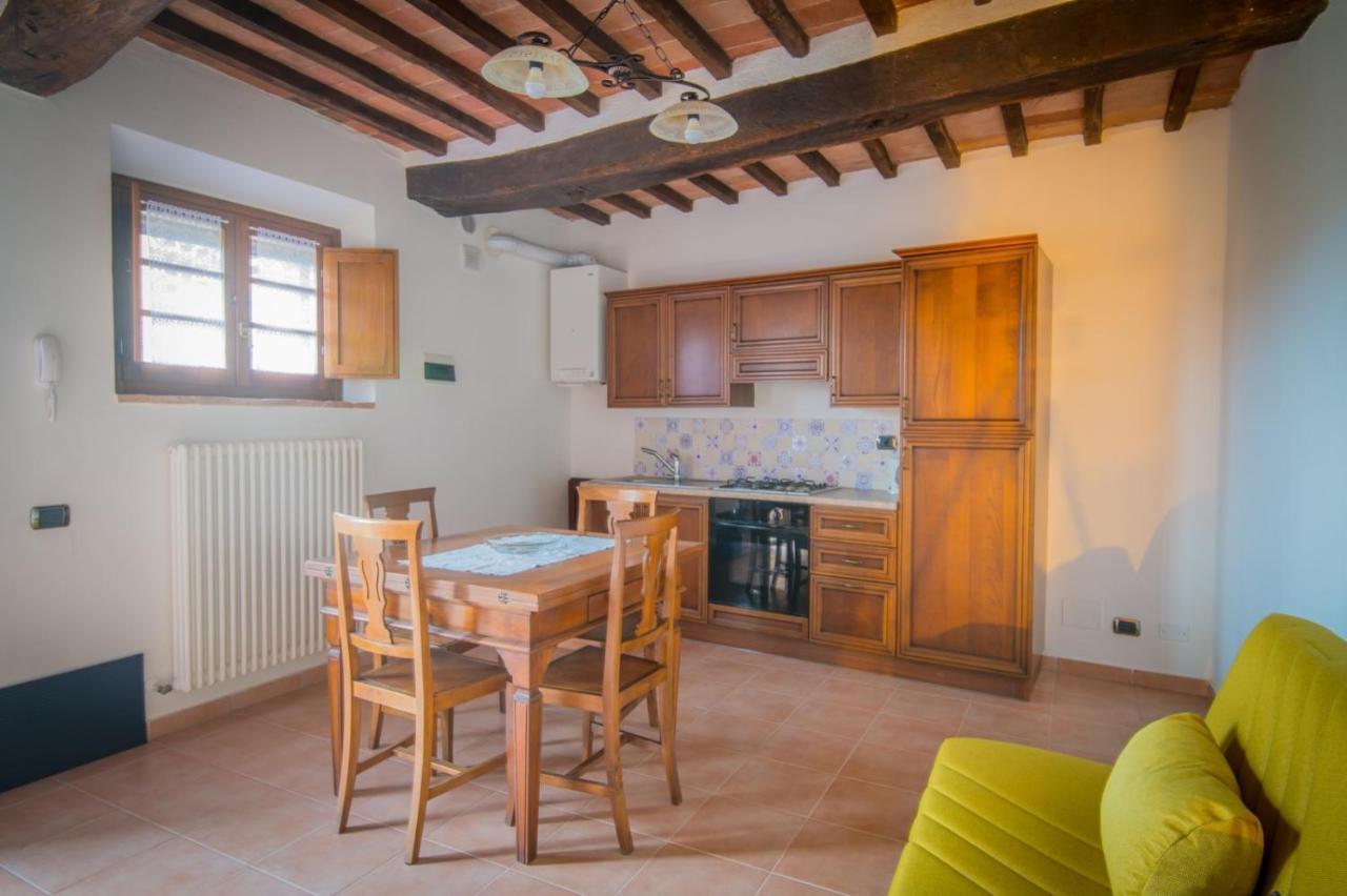 Ulivo-Chianti Charming Flat With Private Parking! Apartment Asciano Exterior foto
