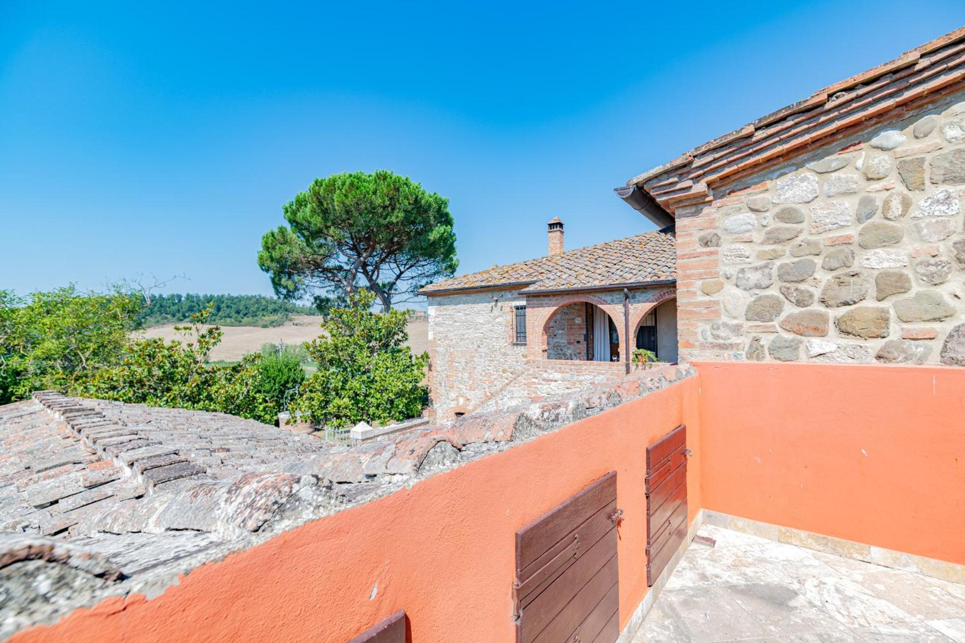 Ulivo-Chianti Charming Flat With Private Parking! Apartment Asciano Exterior foto