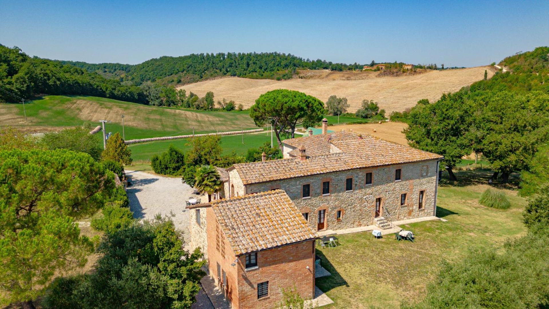 Ulivo-Chianti Charming Flat With Private Parking! Apartment Asciano Exterior foto
